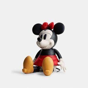 Coach X Disney Minnie Mouse Plush - Black, Red, and Tan